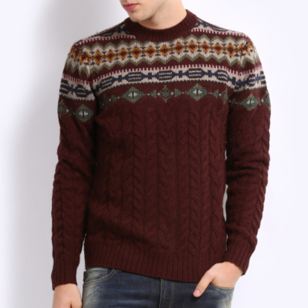 Mens Levi's Authentic Cable Knit sweater Mens XL